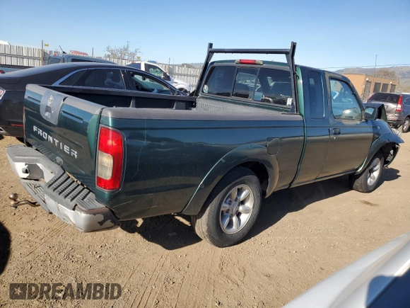 2002 Nissan Frontier XE with VIN 1N6DD26S92C381436, listed as a Copart auction lot 46527595 with 224,696 mi miles and Salvage title. Bid and sale history available at DreamBid. Image 3.