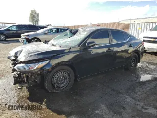 2020 Nissan Sentra S with VIN 3N1AB8BV8LY213149, listed as a Copart auction lot 48155155 with 92,743 mi miles and Clean Title. Bid and sale history available at carsss.com. Image 1.