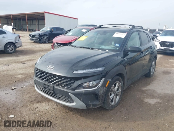 2022 Hyundai Kona SEL with VIN KM8K32AB8NU926993, listed as a IAAI auction lot 41705741 with 34,600 mi miles. Bid and sale history available at carsss.com. Image 17.