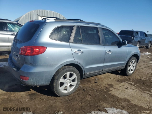 2009 Hyundai Santa Fe SE with VIN 5NMSH13E49H238428, listed as a Copart auction lot 88293925 with 195,173 mi miles and Salvage Title. Bid and sale history available at carsss.com. Image 3.