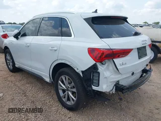 2024 Audi Q3 S line Premium with VIN WA1DECF33R1057865, listed as a IAAI auction lot 42087229 with 28,629 mi miles. Bid and sale history available at carsss.com. Image 3.
