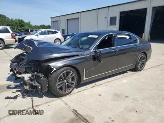 2020 BMW 7 Series 750i xDrive with VIN WBA7U2C01LGJ59354, listed as a Copart auction lot 58669874 with 0 mi miles and Salvage Title. Bid and sale history available at carsss.com. Image 1.