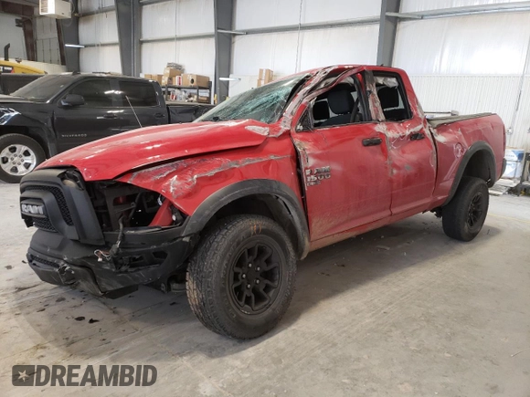 2021 Ram 1500 Classic Warlock with VIN 1C6RR7GG1MS568459, listed as a Copart auction lot 42107005 with 0 mi miles and Salvage Title. Bid and sale history available at carsss.com. Image 1.
