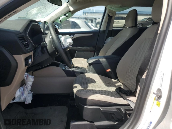 2021 Ford Escape SE with VIN 1FMCU0G66MUA09887, listed as a Copart auction lot 54421145 with 33,707 mi miles and Salvage title. Bid and sale history available at DreamBid. Image 7.