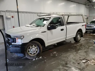 2018 Ford F-150 XL with VIN 1FTNF1E5XJKC04972, listed as a Copart auction lot 50658055 with 0 mi miles and Salvage Title. Bid and sale history available at carsss.com. Image 1.