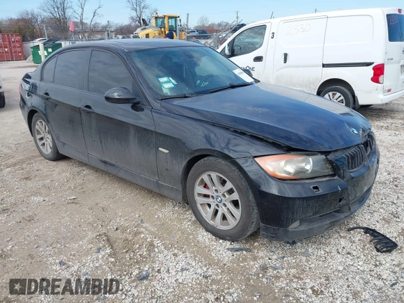 2007 BMW 3 Series 328i with VIN WBAVA33517KX71509, listed as a IAAI auction lot 41868505 with 167,905 mi miles and . Bid and sale history available at DreamBid. Image 1.