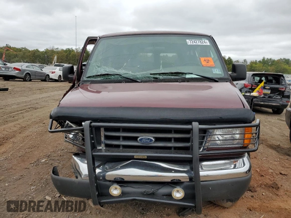2005 Ford Econoline Passenger XL with VIN 1FBNE31L45HA98769, listed as a Copart auction lot 72427824 with 94,304 mi miles and Salvage Title. Bid and sale history available at DreamBid. Image 5.