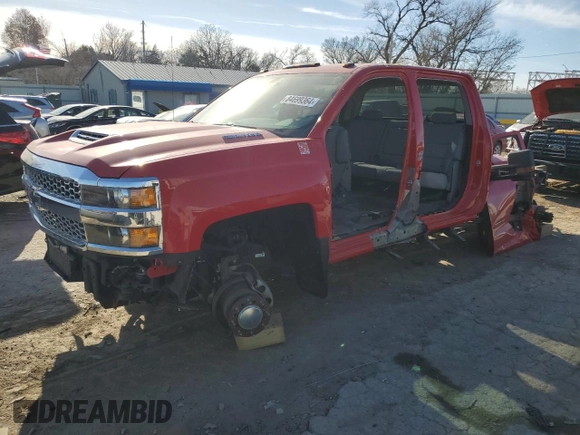 2019 Chevrolet Silverado 3500HD Work Truck with VIN 1GC4KVCY6KF132237, listed as a Copart auction lot 84699364 with 69,480 mi miles and Salvage Title. Bid and sale history available at carsss.com. Image 1.