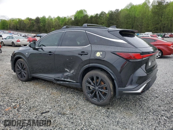 2023 Lexus RX 350 with VIN 2T2BAMCA7PC004804, listed as a Copart auction lot 51845555 with 24,797 mi miles and Salvage Title. Bid and sale history available at DreamBid. Image 2.