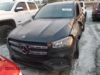 2022 Mercedes-Benz GLS 580 with VIN 4JGFF8GE2NA830842, listed as a Copart auction lot 73550154 with 63,931 mi miles and Clean Title. Bid and sale history available at DreamBid. Image 5.