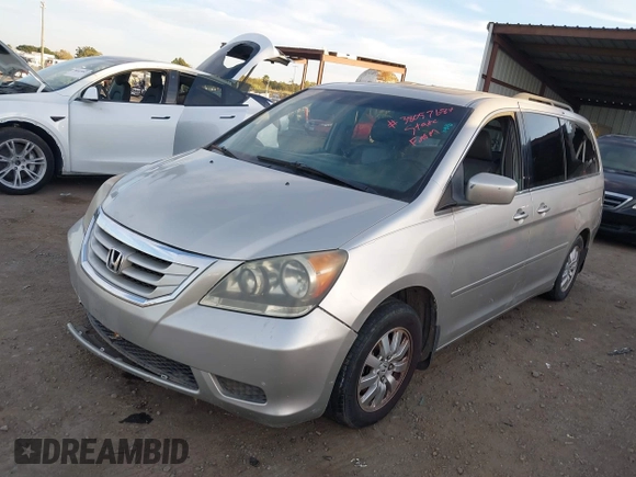2008 Honda Odyssey EX-L with VIN 5FNRL38798B034369, listed as a IAAI auction lot 38057684 with 1 mi miles. Bid and sale history available at carsss.com. Image 2.