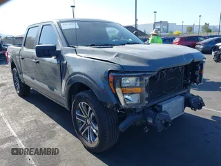 2021 Ford F-150 XL with VIN 1FTEW1CPXMFA03445, listed as a IAAI auction lot 42378342 with 48,709 mi miles and . Bid and sale history available at DreamBid. Image 1.
