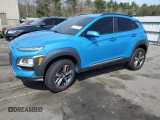 2020 Hyundai Kona Ultimate with VIN KM8K5CA53LU529456, listed as a Copart auction lot 53714925 with 0 mi miles and Salvage Title. Bid and sale history available at carsss.com. Image 1.