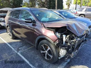 2018 Kia Sorento EX with VIN 5XYPH4A54JG361087, listed as a Copart auction lot 47490145 with 109,241 mi miles and Clean Title. Bid and sale history available at DreamBid. Image 4.
