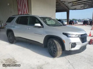 2022 Chevrolet Traverse RS with VIN 1GNERJKW0NJ101955, listed as a Copart auction lot 52910195 with 18,522 mi miles and Clean Title. Bid and sale history available at carsss.com. Image 4.
