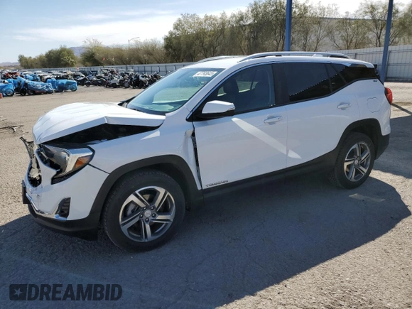 2019 GMC Terrain SLT with VIN 3GKALVEV6KL331396, listed as a Copart auction lot 47793645 with 72,504 mi miles and Salvage Title. Bid and sale history available at carsss.com. Image 1.