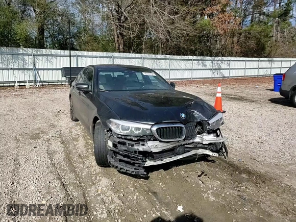 2019 BMW 5 Series 530e xDrive with VIN WBAJB1C56KB375178, listed as a Copart auction lot 46592325 with 114,419 mi miles and Salvage title. Bid and sale history available at DreamBid. Image 11.