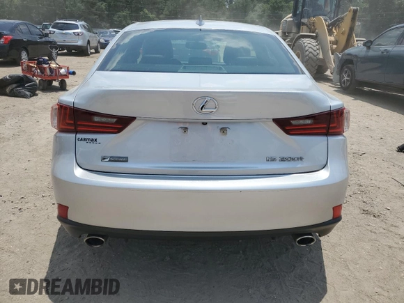 2016 Lexus IS 200t with VIN JTHBA1D21G5017179, listed as a Copart auction lot 59619775 with 63,832 mi miles and Salvage title. Bid and sale history available at DreamBid. Image 6.