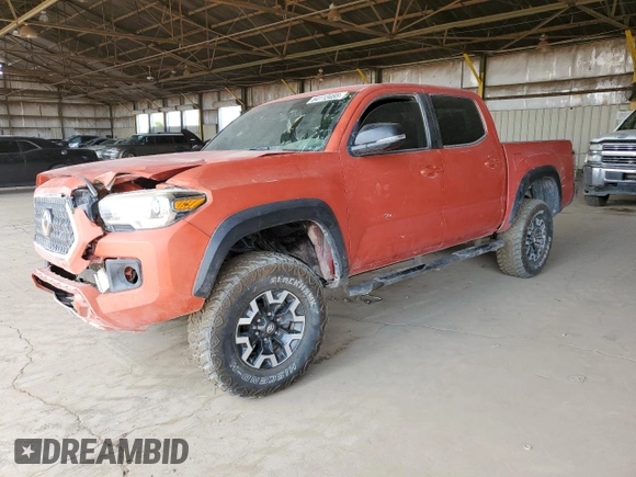 2017 Toyota Tacoma SR5 with VIN 3TMAZ5CN9HM046028, listed as a Copart auction lot 64113485 with 92,461 mi miles and Salvage title. Bid and sale history available at DreamBid. Image 1.