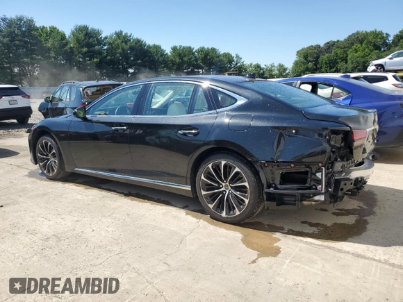 2022 Lexus LS z VIN JTHG5LFF8N5016937, wystawiony jako Copart lot #61868794 z przebiegiem 4 846 mil mil oraz Nie do naprawy • Non repairable. Historia ofert i sprzedaży dostępna na DreamBid. Obrazek 2.