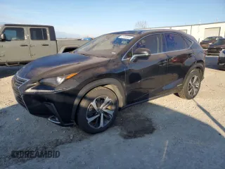 2020 Lexus NX with VIN JTJGJRDZ5L2133271, listed as a Copart auction lot 41495555 with 118,536 mi miles and Salvage Title. Bid and sale history available at carsss.com. Image 1.
