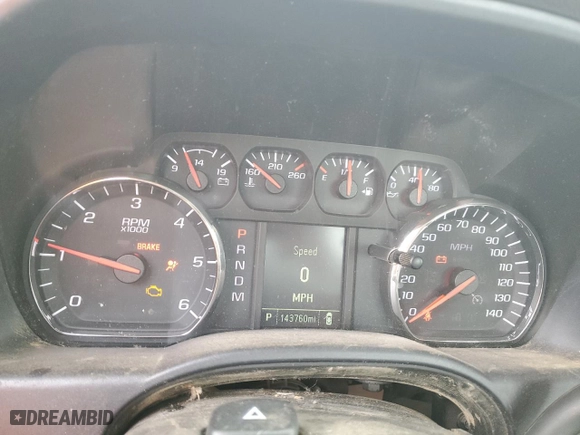 2015 Chevrolet Silverado 1500 Work Truck with VIN 1GCNCPEH0FZ313638, listed as a Copart auction lot 45659565 with 143,760 mi miles and Salvage Title. Bid and sale history available at carsss.com. Image 9.