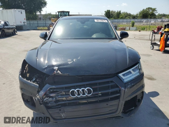 2019 Audi Q5 Premium Plus with VIN WA1BNAFY0K2115034, listed as a Copart auction lot 58176075 with 78,705 mi miles and Non repairable. Bid and sale history available at DreamBid. Image 5.