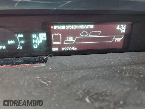 2015 Toyota Prius Four with VIN JTDKN3DU0F0397243, listed as a Copart auction lot 51611095 with 89,709 mi miles and Salvage Title. Bid and sale history available at carsss.com. Image 9.