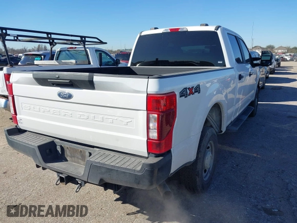 2020 Ford F-250 XL with VIN 1FT7W2B61LED41263, listed as a IAAI auction lot 41367211 with 182,003 mi miles and . Bid and sale history available at DreamBid. Image 4.