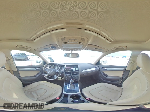 2014 Audi A4 Premium with VIN WAUAFAFLXEN014201, listed as a Copart auction lot 55727995 with 110,350 mi miles and Salvage title. Bid and sale history available at DreamBid. Image 14.