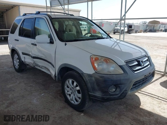 2005 Honda CR-V EX z VIN JHLRD78845C025264, wystawiony jako IAAI lot #41752341 z przebiegiem 196 753 mil mil oraz . Historia ofert i sprzedaży dostępna na DreamBid. Obrazek 1.