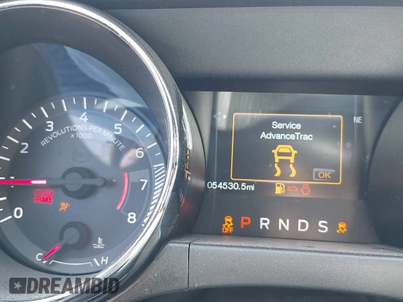 2016 Ford Mustang EcoBoost with VIN 1FA6P8TH1G5205884, listed as a IAAI auction lot 41699277 with 54,530 mi miles. Bid and sale history available at carsss.com. Image 7.