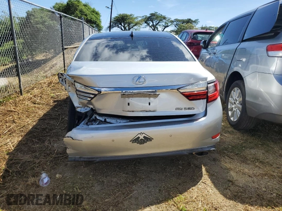 2017 Lexus ES with VIN JTHBK1GG6H2258811, listed as a Copart auction lot 77749734 with 0 mi miles and Salvage Title. Bid and sale history available at carsss.com. Image 6.