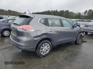 2015 Nissan Rogue SV with VIN KNMAT2MV7FP545416, listed as a Copart auction lot 51948015 with 138,476 mi miles and Salvage Title. Bid and sale history available at DreamBid. Image 3.