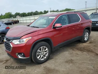 2019 Chevrolet Traverse LT Cloth z VIN 1GNEVGKW0KJ249890, wystawiony jako Copart lot #58700405 z przebiegiem 34 545 mil mil oraz Szkoda całkowita • Salvage title. Historia ofert i sprzedaży dostępna na DreamBid. Obrazek 1.