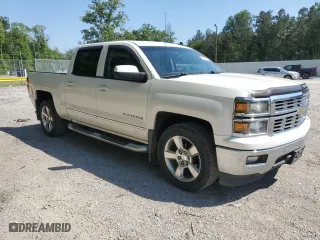 2014 Chevrolet Silverado 1500 LT with VIN 3GCPCREC1EG496054, listed as a Copart auction lot 52171575 with 136,299 mi miles and Salvage Title. Bid and sale history available at carsss.com. Image 4.