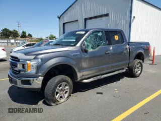 2018 Ford F-150 XL with VIN 1FTEW1EG1JFC95723, listed as a Copart auction lot 63045345 with Not provided miles and Salvage title. Bid and sale history available at DreamBid. Image 1.