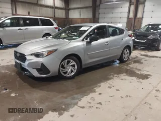 2024 Subaru Impreza with VIN JF1GUABC5R8332925, listed as a IAAI auction lot 41323000 with 4,283 mi miles. Bid and sale history available at carsss.com. Image 2.