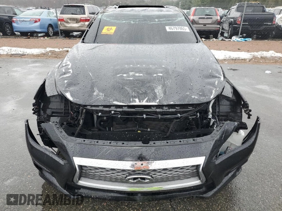 2020 Infiniti Q50 Pure with VIN JN1EV7ARXLM252478, listed as a Copart auction lot 46797865 with Not provided miles and Salvage title. Bid and sale history available at DreamBid. Image 5.