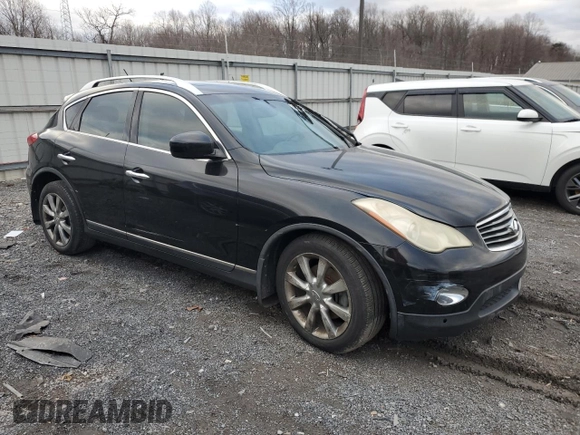 2008 Infiniti EX Journey with VIN JNKAJ09E68M302072, listed as a Copart auction lot 48194005 with Not provided miles and Salvage title. Bid and sale history available at DreamBid. Image 4.