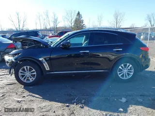 2017 Infiniti QX70 with VIN JN8CS1MW6HM410693, listed as a IAAI auction lot 41746466 with 1 mi miles. Bid and sale history available at carsss.com. Image 13.