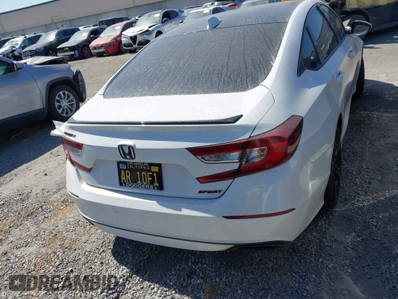 2019 Honda Accord Sport with VIN 1HGCV1F38KA156534, listed as a IAAI auction lot 42472023 with 66,752 mi miles and . Bid and sale history available at DreamBid. Image 16.