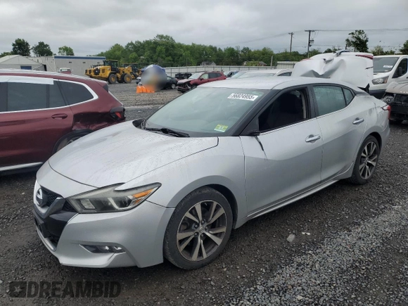 2016 Nissan Maxima SV z VIN 1N4AA6AP1GC431011, wystawiony jako Copart lot #56824955 z przebiegiem 103 668 mil mil oraz Szkoda całkowita • Salvage title. Historia ofert i sprzedaży dostępna na DreamBid. Obrazek 1.