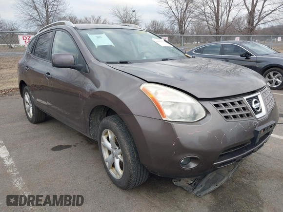 2008 Nissan Rogue SL with VIN JN8AS58V38W103180, listed as a IAAI auction lot 41650132 with 174,836 mi miles and . Bid and sale history available at DreamBid. Image 1.