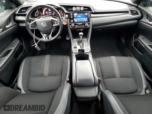 2019 Honda Civic Sport with VIN 2HGFC2F80KH567335, listed as a Copart auction lot 52852995 with 58,253 mi miles and Salvage Title. Bid and sale history available at DreamBid. Image 8.