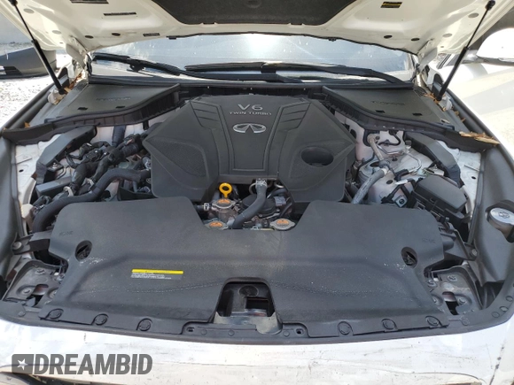 2020 Infiniti Q50 Luxe with VIN JN1EV7AP3LM206117, listed as a Copart auction lot 58060395 with 40,534 mi miles and Non repairable. Bid and sale history available at DreamBid. Image 11.