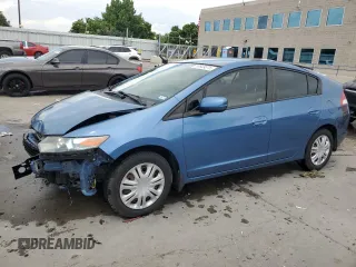 2010 Honda Insight LX with VIN JHMZE2H54AS017019, listed as a Copart auction lot 59549375 with 148,111 mi miles and Salvage title. Bid and sale history available at DreamBid. Image 1.