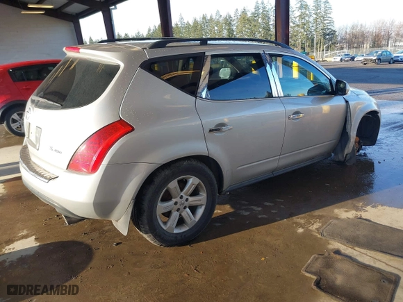 2006 Nissan Murano SL with VIN JN8AZ08W86W513364, listed as a IAAI auction lot 41862202 with 168,454 mi miles. Bid and sale history available at carsss.com. Image 4.