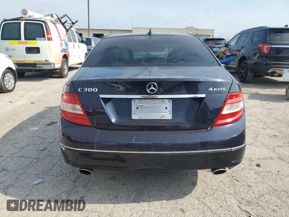 2008 Mercedes-Benz C 300 Sport with VIN WDDGF81X38F125001, listed as a Copart auction lot 65782735 with 212,708 mi miles and Clean title. Bid and sale history available at DreamBid. Image 6.