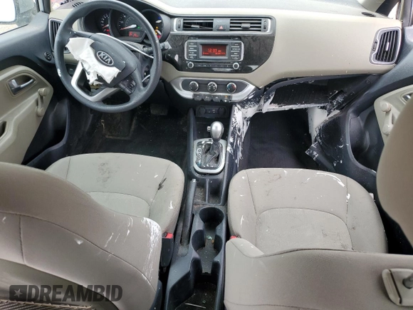2016 Kia Rio LX with VIN KNADM4A31G6661742, listed as a Copart auction lot 47454605 with 81,066 mi miles and Salvage Title. Bid and sale history available at carsss.com. Image 8.